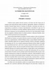 Research paper thumbnail of SERGIO GIVONE, Filosofia e romanzo, in 'Le forme del racconto' (II), Università di Padova, Dipartimento di Italianistica, Seminario 2007-2008