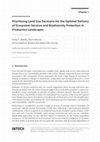 Research paper thumbnail of Prioritising Land-Use Decisions for the Optimal Delivery of Ecosystem Services and Biodiversity Protection in Productive Landscapes