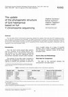 Research paper thumbnail of The update of the phylogenetic structure of Q1b haplogroup based on full Y-chromosome sequencing