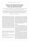 Research paper thumbnail of Estrogen receptor alpha positive breast tumors and breast cancer cell lines share similarities in their transcriptome data structures (Int J Oncol)