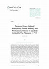 Research paper thumbnail of "Feminine Virtues Violated": Motherhood, Female Militancy and Revolutionary Violence in Elizabeth Inchbald’s The Massacre (1792) (Dandelion Journal, vol.5, no.1, Summer 2014)