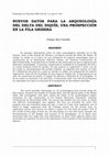 Research paper thumbnail of NUEVOS DATOS PARA LA ARQUEOLOGÍA DEL DELTA DEL DIQUÍS, UNA PROSPECCIÓN EN LA FILA GRISERA