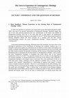 Research paper thumbnail of The Turn to Experience in Theology. Lecture 7. Experience and the Question of Method in Henri Boulliard and Bernard Lonergan