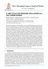 Research paper thumbnail of A LIMIT CYCLE FOR PRESSURE OSCILLATIONS IN A GAS TURBINE BURNER