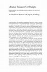 Research paper thumbnail of Rudor finnas öfverflödigt» 111 »Rudor finnas öfverflödigt» FISKDAMMAR VID SVENSKA PRÄSTGÅRDAR PÅ 1600-OCH 1700-TALEN