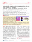 Research paper thumbnail of Tuning Interlayer Coupling in Large-Area Heterostructures with CVDGrown MoS2 and WS2 Monolayers