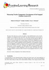 Research paper thumbnail of Measuring teacher engagement: Development of the Engaged Teachers Scale (ETS)