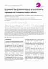 Research paper thumbnail of Quantitative and Qualitative Analysis of Groundwater in Aguanaval and Chupaderos Aquifers (Mexico)