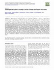 Research paper thumbnail of Philosophical issues in ecology: recent trends and future directions