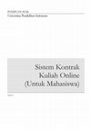 Research paper thumbnail of Manual Kontrak Matakuliah Online UPI 2014 (Tutorial)