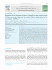 Research paper thumbnail of Assessment of anti mosquito measures in households and resistance status of Culex species in urban areas in southern Ghana: Implications for the sustainability of ITN use