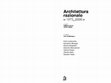 Research paper thumbnail of Architettura Razionale >1973_2008>, Clean, Napoli 2008