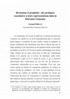 Research paper thumbnail of Divination et prophétie : des pratiques oraculaires à leurs représentations dans la littérature française