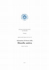 Research paper thumbnail of Appunti dalle dispense di 'Istituzioni di storia della filosofia antica', 2013, Università di Pisa, Professor Bruno Centrone