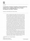 Research paper thumbnail of Customization of Product Technology and International New Product Success: Mediating Effects of New Product Development and Rollout Timeliness