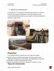 Research paper thumbnail of Cimentación Construccion