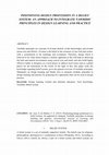 Research paper thumbnail of Positioning design profession in a belief system: An approach to integrate principles in  design learning and practice.