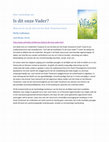 Research paper thumbnail of [in Dutch] Review of Is Dit Onze Vader