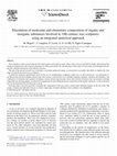 Research paper thumbnail of Elucidation of molecular and elementary composition of organic and inorganic substances involved in 19th century wax sculptures using an integrated analytical approach