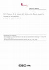 Research paper thumbnail of Review of: M.C. Nelson, S.M. Nelson and A. Wylie (eds), Equity Issues for Women in Archeology, Archeological Papers of the American Anthropological Association, number 5, 1994