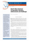 Research paper thumbnail of Brazil–Africa Technical Co-operation: Structure, Achievements and Challenges