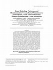 Research paper thumbnail of Bone Modeling Patterns and Morphometric Craniofacial Variation in Individuals From Two Prehistoric Human Populations From Argentina