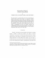 Research paper thumbnail of Fragmentation In Property: Towards a General Model