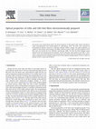 Research paper thumbnail of Optical properties of CdSe and CdO thin films electrochemically prepared