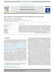 Research paper thumbnail of New insights into Final Mousterian lithic production in western Italy