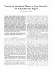 Research paper thumbnail of Towards an information theory of large networks: an achievable rate region