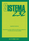 Research paper thumbnail of Experiencias amargas. Sobre las preferencias adaptativas y la subversión de la personalidad (Sistema 232, 2013, pp. 75-92 ).