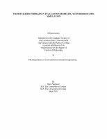 Research paper thumbnail of Transit-Based Emergency Evacuation Modeling With Microscopic Simulation