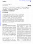 Research paper thumbnail of Construction of an electrochemical sensor based on the electrodeposition of Au–Pt nanoparticles mixtures on multi-walled carbon nanotubes ﬁlm for voltammetric determination of cefotaxime