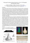 Research paper thumbnail of Fabricating non-planar antenna structures by a novel 3-D holographic photolithography method