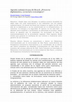 Research paper thumbnail of Agenda Sudamericana De Brasil.¿ Proyecto Diplomático, Sectorial O Estratégico?