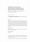 Research paper thumbnail of Análisis de las Prácticas de Gobierno Corporativo en la Bolsa de Valores de Colombia