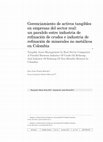 Research paper thumbnail of Gerenciamiento de activos tangibles en empresas del sector real: un paralelo entre industria de refinación de crudos e industria de refinación de minerales no metálicos en Colombia