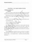 Research paper thumbnail of Bài giảng Kỹ thuật điện tử CHƢƠNG I: CÁC KHÁI NIỆM CƠ BẢN