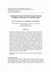 Research paper thumbnail of Analysing the Oxygen Variation by Image Processing Technique in the Surface Level Infrared Images