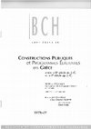 Research paper thumbnail of BADIE (A.), BILLOT (M.-F.), Les décors des toits de Grèce du IIe s. av. au Ier. s. ap. J.-C. Traditions, innovations, importations (Deuxième partie), 