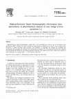 Research paper thumbnail of hplc-electrospray mass spec in phytomedicinal analysis of sour orange