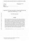 Research paper thumbnail of Search for a W' boson decaying to a bottom quark and a top quark in pp collisions at $\sqrt{s}$ = 7 TeV