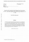 Research paper thumbnail of Search for the standard model Higgs boson decaying to $W^+ W^-$ in the fully leptonic final state in pp collisions at $\sqrt{s}$ = 7 TeV