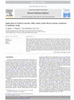 Research paper thumbnail of Application of artificial mussels (AMs) under South African marine conditions: A validation study