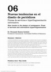 Research paper thumbnail of Nuevas tendencias en el diseño de periódicos: prensa de servicios e hiperfragmentación informativa