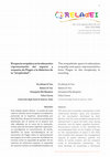 Research paper thumbnail of El espacio empático en la educación: representación del espacio y empatía, de Piaget a la didáctica de la “simplicidad”