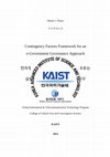 Research paper thumbnail of Zamora, David. (2014) Contingency Factors Framework for an e-Government Governance Approach