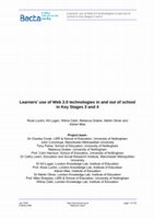 Research paper thumbnail of Learners' use of Web 2.0 technologies in and out of school in Key Stages 3 and 4