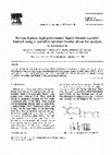 Research paper thumbnail of Reversed-phase hplc method using a pentafluorophenyl bonded phase for analysis of tocopherols 