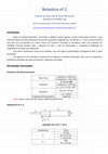 Research paper thumbnail of Projecto de antena planar (Array Microstrip) Aplicação em IEEE802.11g - Relatório II